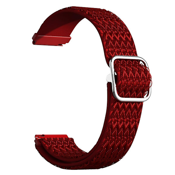 20mm justerbar Rhombus Nylon Smart Watch Band håndledsrem til Samsung Galaxy Watch 42mm Red C Samsung Galaxy Watch 4