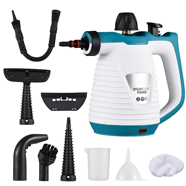 Steamrenser 1050W 135°C, 350 ml vanntank, 2,6-3,2 bar damptrykk, med 2,8 m strømledning