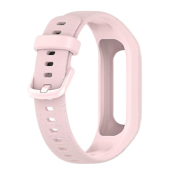 GarminSmart 5 -yhteensopiva kulutusta kestävä pehmeä silikoniranneke kotelosuojalla Rose Pink G GarminSmart 5