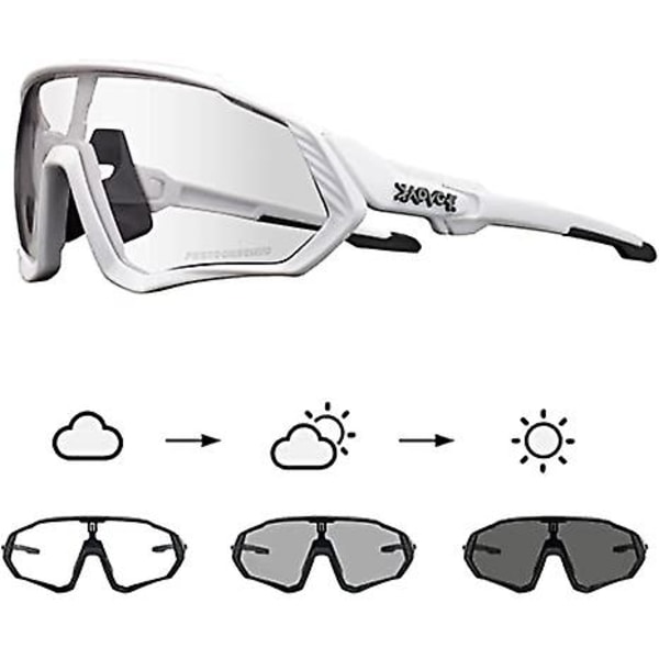Cykelglasögon Herr Photochromic Solglasögon Dam Mtb Mountain Bike Cykel color 3