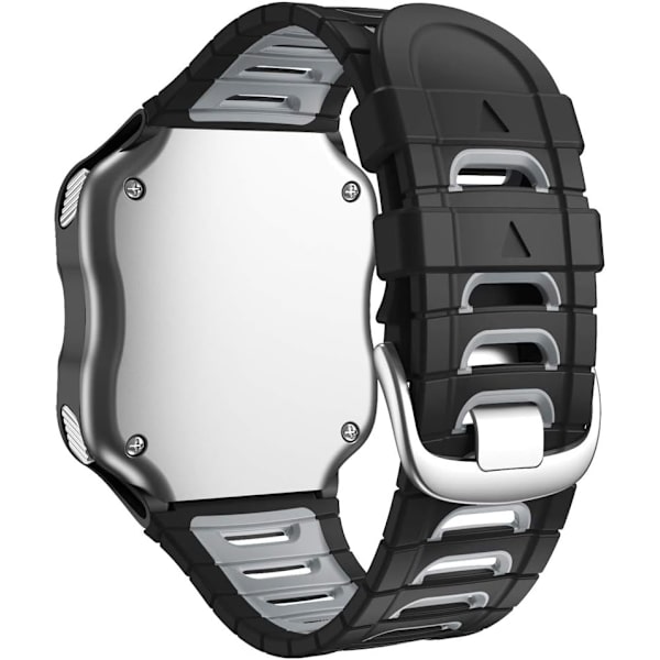 Kompatibel med Garmin Forerunner 920XT-remme - Blød sportsrem til Forerunner 920XT smartwatch, sort/blå Black/Grey