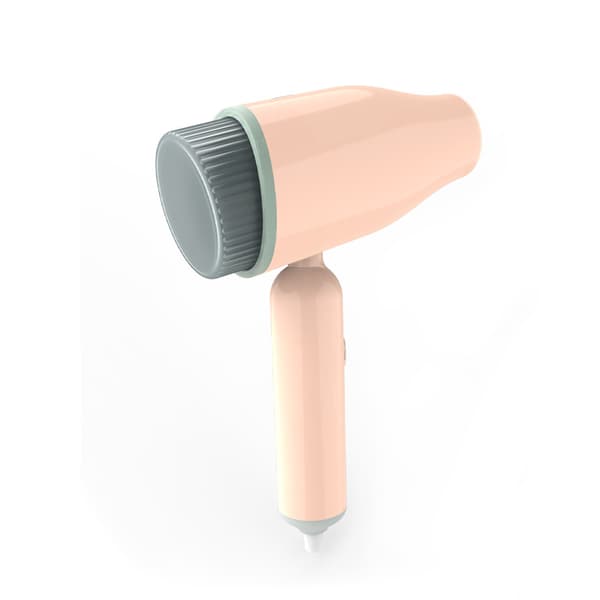 Kompakt hopfällbar klädångare (rosa)