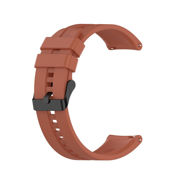 Til Huawei Watch Gt 2 46mm urrem med sort spænde Orange