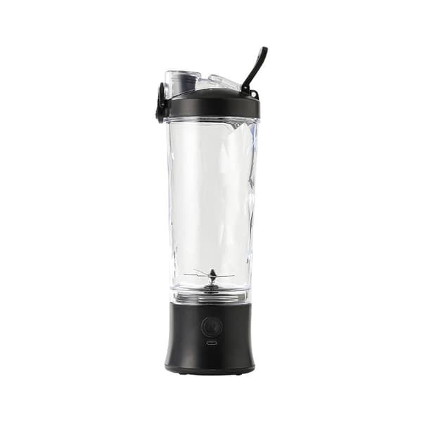 Juicer 600 ml, avtakbar oppladbar blender (svart)