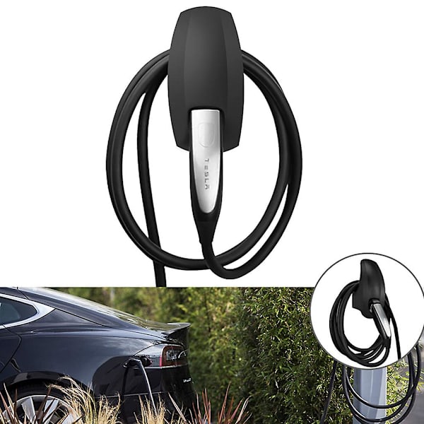 Laddningsställningsväggadapterfäste Laddningsdockhållare för Tesla-modell 3/y/x/s