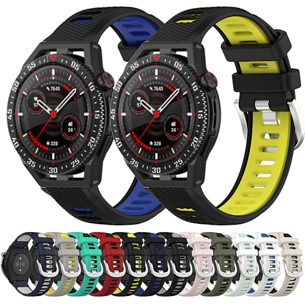 Silikonklokkebånd for Huawei Watch GT3 Pro 46mm