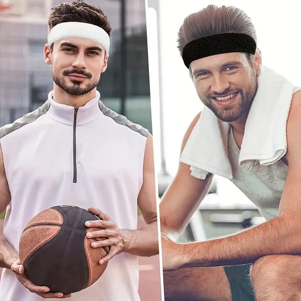 Sports Pandebånd (Sort, Hvid, Grå)