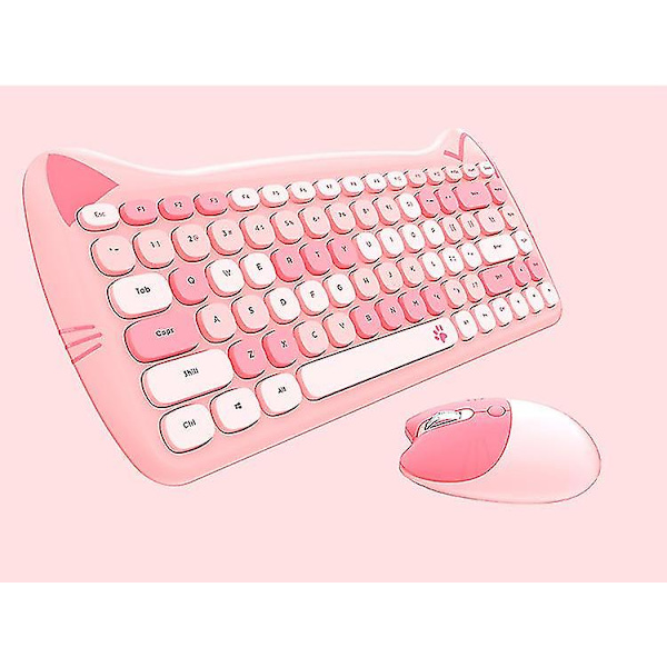 Mofii Lovely Cat Ear 2.4G langaton hiljainen mininäppäimistöhiirisarja