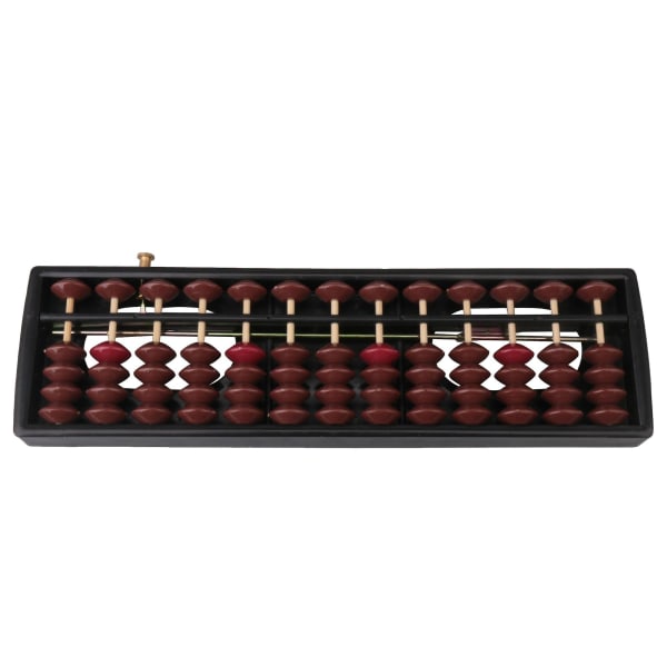 13 Pylväs Abacus Soroban käämityslaite Laskentatyökalukehys Musta