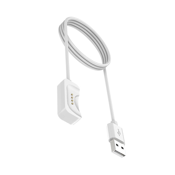 Magnetisk brakettlader USB-ladekabel strømadapter for Watch 3/3 Pro/2/1 White