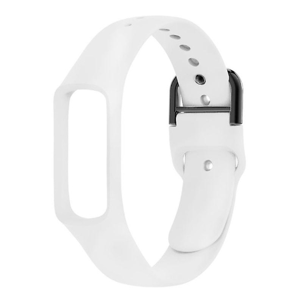 för Galaxy Fit-e R375 Bands Justerbara Armband Sport Silica Band Remmar White