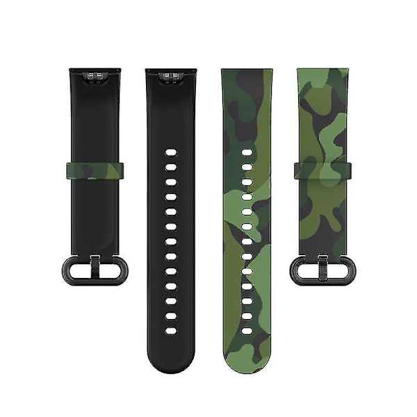 Xiaomi Redmi Watch 2/Horloge 2 -rannekke 21,6 mm pikalukitusrannekke soljella 5,5-8 tuumaa Green, Camo Green G Xiaomi Redmi Watch 2