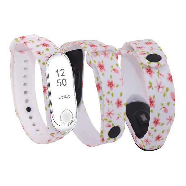 Smartband Replace Band Silikonarmbandsbälte för MI Band 3 mjuka remmar