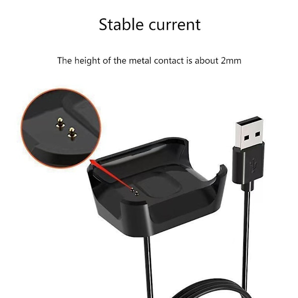 Portabel laddningsbas hållare magnetisk laddare vagga 1m kabel för Watch Lite