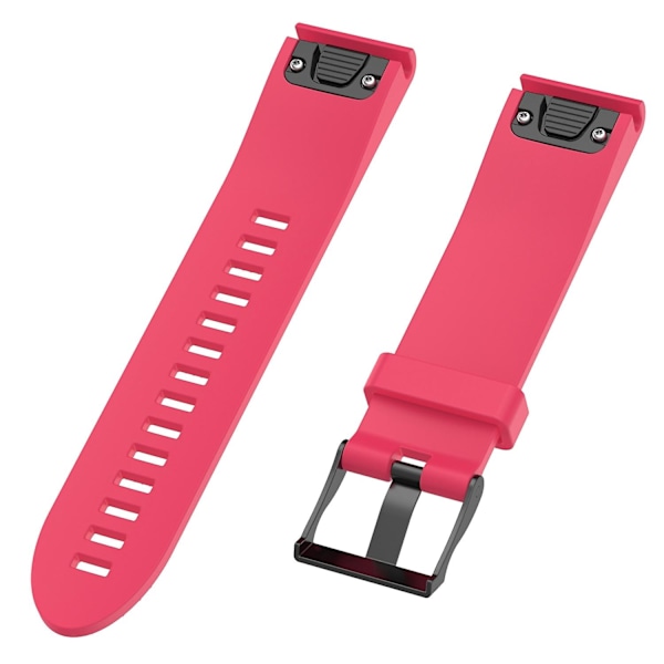 Silikone Rem til Garmin Fenix5 (22mm) Rose Red