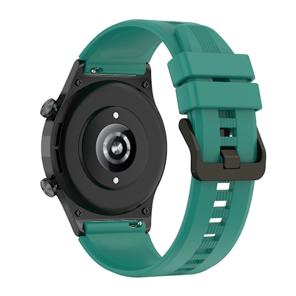 For Honor Watch GS 4 Pehmeä Silikonihihna 22mm Vaihdettava Ranneke Dark Green