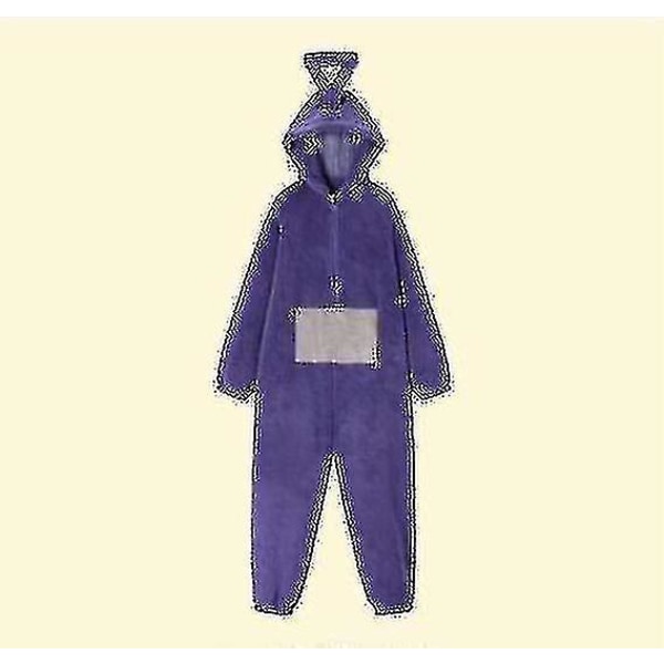 Unisex Teletubbies Kostymer Disi Onesies Lala Cosplay Pyjamas Voksen Pyjamas Purple M