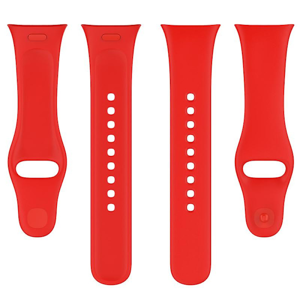 Silikoneurrem til Xiaomi Redmi Watch 3/Mi Lite Watch 3 Blød rem Hurtigudløser urrem Red