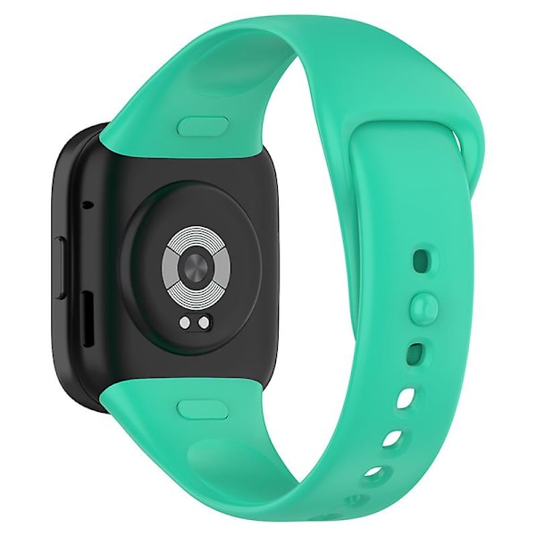 Silikoneurrem til Xiaomi Redmi Watch 3/Mi Lite Watch 3 Blød rem Hurtigudløser urrem Mint Green