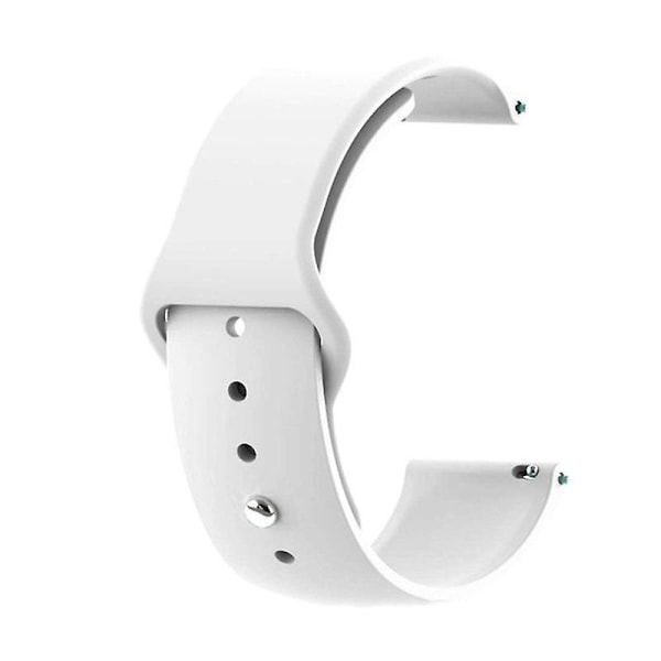 Flexibelt silikonarmband för Samsung Galaxy Watch Active 40mm SM-R500 White B Samsung Galaxy Watch A