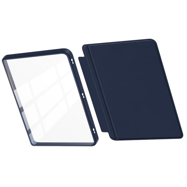 Etui - Til 7 tommer Kindle Paperwhite 12. generation 2024, Auto Sleep Wake, Split Etui (Mørkeblå)