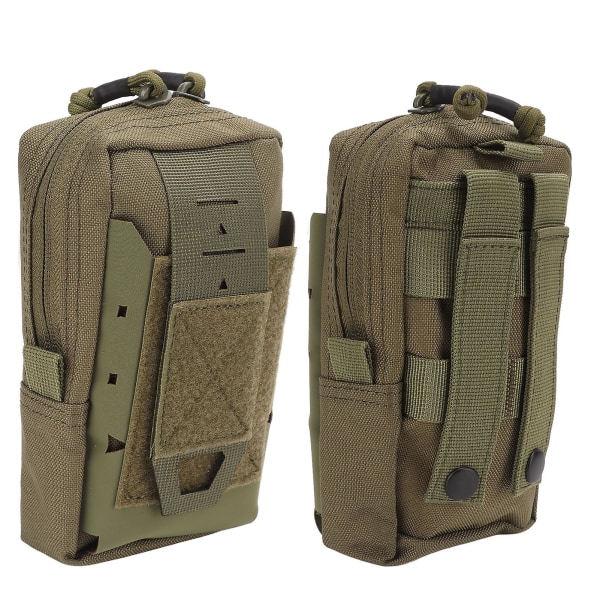 2024Molle påsväska Militär utomhusvästpaket Handväska Phone Case EDC-verktygspaket för vandring Fiskegrönt