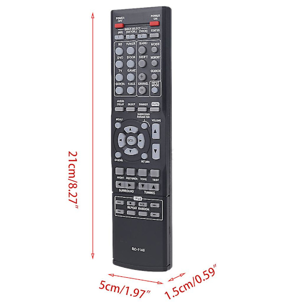 Universal fjernkontroll erstatning for Denon Rc1149 Avr-391 AV-mottaker