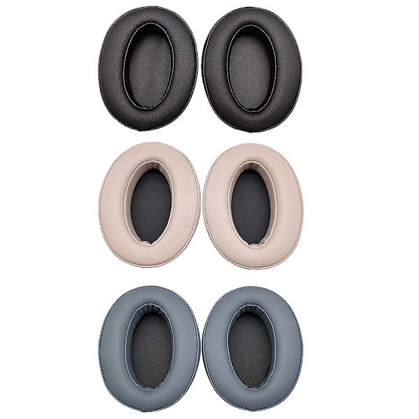 Udskiftning af læder øretelefoner til Wh-h910n headset blødt cover reservedele Black
