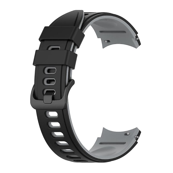 För -Galaxy Watch4/Watch4 Classic Armband Armband Mjukt Strap Band Black dark gray