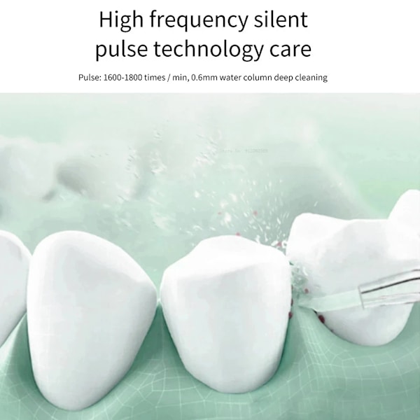 Oral Irrigator - USB Uppladdningsbar 330ml 5 Lägen Vattentät Dental Irrigator, Grön