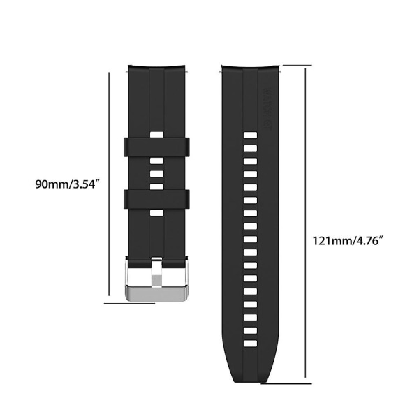 Silikonband för Huawei Watch 3 Sports Watch Handledsrem Loop Byt ut armband Sky blue