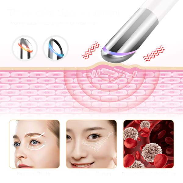 Ögonmassager - Ansiktsvibration Anti-Aging Rynk Skönhet
