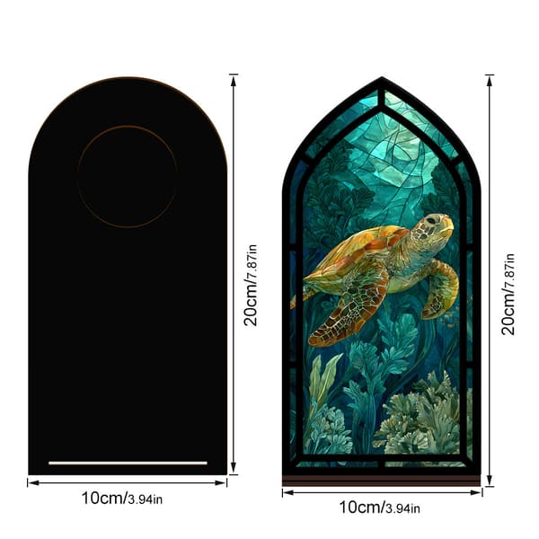 Fantasy bokkrok for bokelskere, med stearinlyslampe Sea Turtle