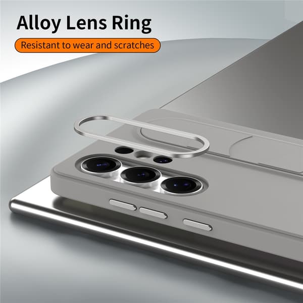 Deksel til Samsung Galaxy S26 Ultra, Smart nøkkelkontroll, Håndleddsstroppstativ Titanium Grey