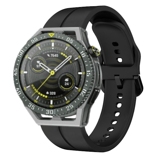 Silikoneurrem til Huawei Watch GT 3 SE Black