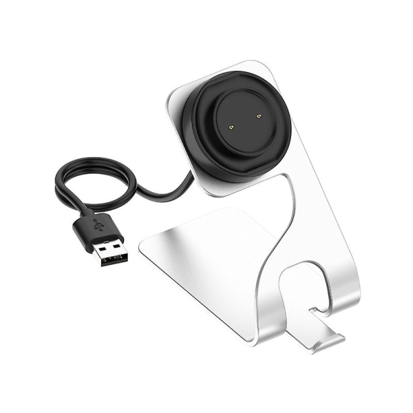 Dataställ USB Laddkabel Bas Magnetisk power Adapter för GTS4 Mini Silver