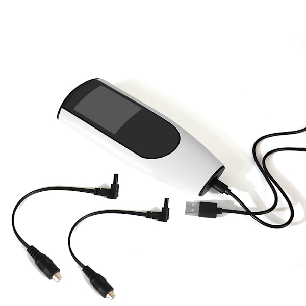 Muskelstimulator med Dubbelkontroll, Hög Intensitet, 2 Ledningar