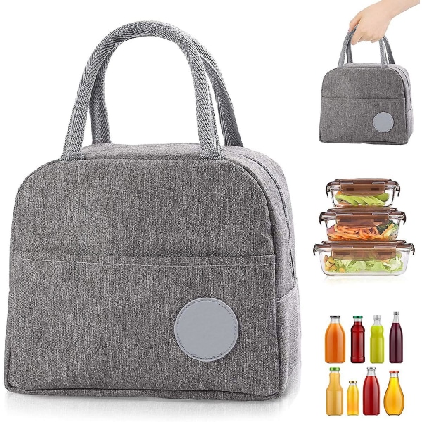 Madpose, Picnic-taske, Madpose, Termotaske, Lille Madpakke, Køletaske, Mini, Lille, Isoleringstaske til arbejde, skole og på farten, udflugt