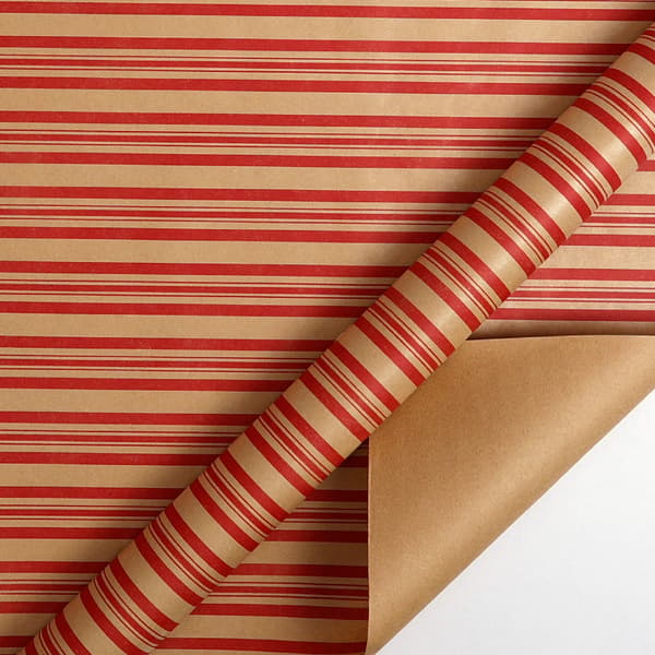 Presentpappersrulle - Julklappspapper Kraftpapper, 43 Cm X 3M (14)