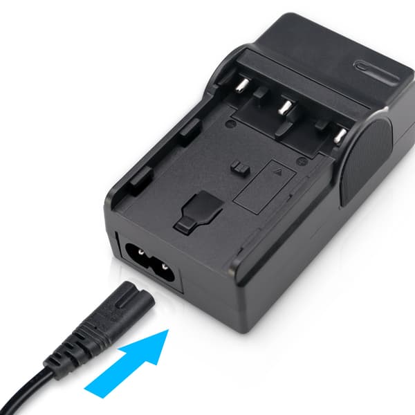 Batterilader for BC-VM50 NP-FM50, kompatibel med SONY CCD-TRV116 DCR-DVD101E