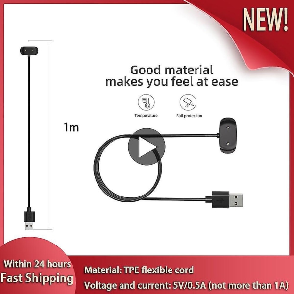 Til Amazfit Gtr2 Ladekabel Smartwatch Dock Oplader Adapter Usb Ladekabel Kabel Til Amazfit Gts 2 Mini Zepp E Bip U Pro