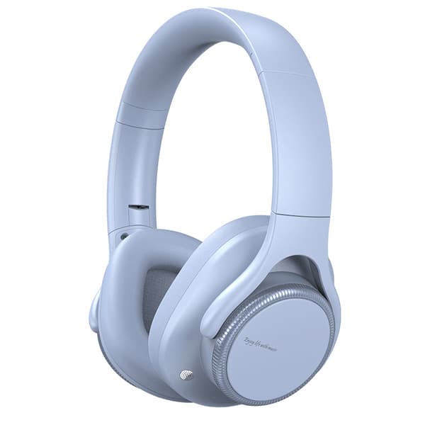 True Wireless Bluetooth-hörlurar - B15, roterande volymratt Anc Active Noise med mikrofon (blå)