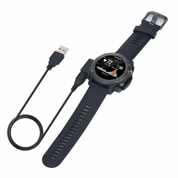 2-pack laddare för Fenix ​​3/Fenix ​​3 HR/Quatix 3/Tactix Bravo/ D2 Bravo (2-pack, 3,3ft/1m)