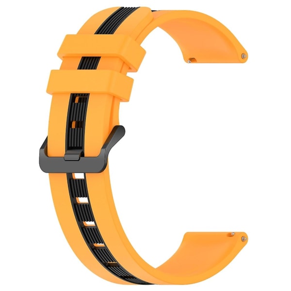20/22 mm watch Armbandsurband för watch5/5 pro/VantageM/M2 Orange black 20mm