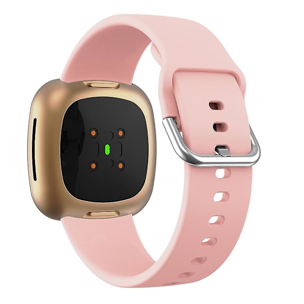 Til Fitbit Versa 3 silikone urrem Pink