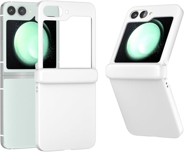 Etui til Sumsung Galaxy Z Flip 6, hængselbeskyttelse White