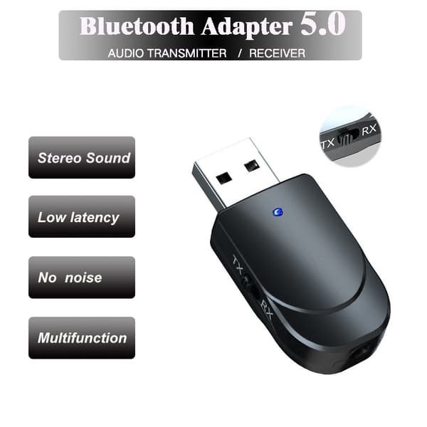 Bluetooth-mottaker 3-i-1 Bluetooth 5.0 lydadapter