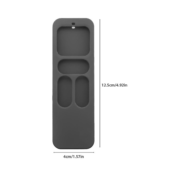 Silikonfodral för Apple TV4:e fjärrkontroll Red
