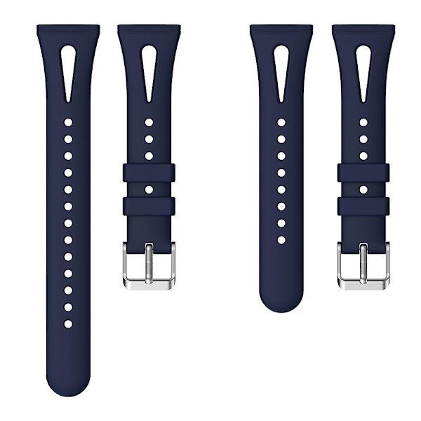For Fitbit Versa 3 / 4 Silikonihihna, Koko:S S Midnight
