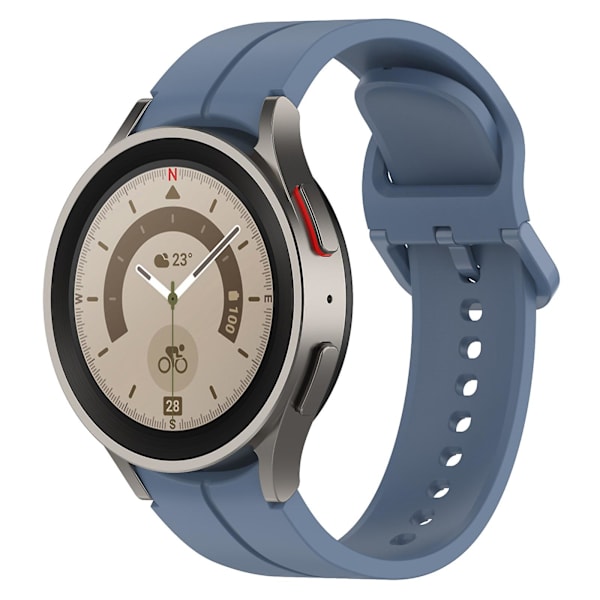 Samsung Galaxy Watch6 / Watch6 Classic / Watch 5 / 5 Pro / Watch3 41mm Silikoniurainen uranauha 20mm Blue